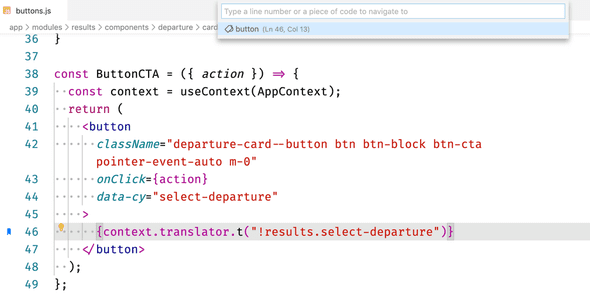 Illustration of VS Code bookmark